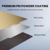 imageELEGOO 235x235mm PEI Sheet Magnetic Build Plate PEI Spring Steel Flexible Platform with Adhesive Bed for Neptune 3 Pro 3D Printer