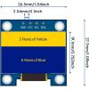 imageELEGOO 3PCS 096 Inch OLED Display Screen Module Compact SelfLuminous SSD1306 I2C Display Mini Screens for Arduino Projects