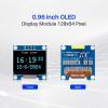 imageELEGOO 3PCS 096 Inch OLED Display Screen Module Compact SelfLuminous SSD1306 I2C Display Mini Screens for Arduino Projects