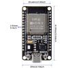 imageELEGOO 3PCS ESP32 Development Board USBC 24GHz Dual Mode WiFiBluetooth Dual Core Microcontroller for Arduino IDE Support APSTAAPSTA CP2102 Chip