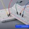 imageELEGOO 3pcs Breadboard 830 Point Solderless Prototype PCB Board Kit for Arduino Proto Shield Distribution Connecting Blocks