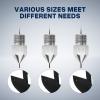 imageELEGOO 5pcs Harden Steel Nozzles MK8 Extruder Nozzles 04mm06mm08mm Multi Sizes WearResistant 3D Printer Nozzles with DIY Tools Compatible with Neptune 3 Series and MoreHarden Steel Multi Sizes