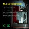 imageELEGOO ABSLike 3D Printer Resin LCD UVCuring Resin 405nm Standard Photopolymer Resin for Mars Saturn Jupiter MSLA DLP LCD 3D Printing Mint Green 1000gGrey 20