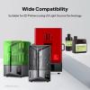 imageELEGOO ABSLike PlantBased 3D Printer Resin with Low Odor and High Precision 405nm UV Curing Resin for Mars Saturn Jupiter MSLA DLP LCD 3D Printing  White 2000gGrey