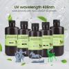 imageELEGOO ABSLike PlantBased 3D Printer Resin with Low Odor and High Precision 405nm UV Resin and Quick Curing for Mars Saturn Jupiter MSLA DLP LCD 3D Printing  Clear Green 1000gGrey