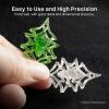 imageELEGOO ABSLike PlantBased 3D Printer Resin with Low Odor and High Precision 405nm UV Resin and Quick Curing for Mars Saturn Jupiter MSLA DLP LCD 3D Printing  Clear Green 1000gWhite