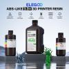 imageELEGOO ABSLike Resin 30 Upgraded 3D Printer Photopolymer Resin Higher HeatResistance Fast Curing High Precision NonBrittle Black 2000gClear Red