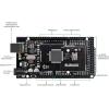 imageELEGOO MEGA R3 Board ATmega 2560  USB Cable Compatible with Arduino IDE Projects RoHS CompliantBlack