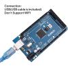 imageELEGOO MEGA R3 Board ATmega 2560  USB Cable Compatible with Arduino IDE Projects RoHS CompliantBlue