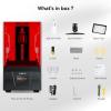 imageELEGOO Mars 4 MSLA 3D Printer with 7quot 9K Monochrome LCD UV Resin Photocuring Printer Multiple Print Modes Printing Size of 604 x 306 x 689 inchesMARS 4 DLP