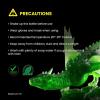 imageELEGOO Standard PlantBased 3D Printer Resin with Low Odor and High Precision 405nm UV Curing Resin for Mars Saturn Jupiter MSLA DLP LCD 3D Printing  White 2000gClear Green