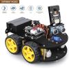 imageELEGOO UNO R3 Smart Robot Car Kit V4 for Arduino Robotics for Kids Ages 812 1216 STEM Science Kits Coding Gifts for 8 9 10 11 12 13 14 15 16 Year Old Boys Girls Teens Cool Engineering Building Toys