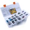 imageELEGOO Upgraded 37 in 1 Sensor Modules Kit with Tutorial Compatible with Arduino IDE UNO R3 MEGA Nano