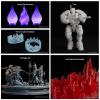 imageELEGOO Upgraded 8K Standard Photopolymer 3D Printer Resin 405nm UVCuring Resin Best for 8K12K14K Saturn MSLA DLP LCD 3D Printing Space Grey 1000GRed Clay 8K