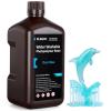 imageELEGOO Water Washable 3D Printer Resin LCD UVCuring Resin 405nm Standard Photopolymer Resin for Mars Saturn Jupiter MSLA DLP LCD 3D Printing3000Gram Ceramic GreyClear Blue