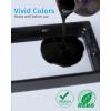 imageELEGOO Water Washable 3D Printer Resin Rapid Precise Printing Resin 405nm Curing Resin for LCD 3D Printer Grey 1000gBlack