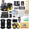 imageELEGOO UNO R3 Smart Robot Car Kit V4 for Arduino Robotics for Kids Ages 812 1216 STEM Science Kits Coding Gifts for 8 9 10 11 12 13 14 15 16 Year Old Boys Girls Teens Cool Engineering Building Toys