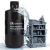 imageELEGOO Water Washable 3D Printer Resin LCD UVCuring Resin 405nm Standard Photopolymer Resin for Mars Saturn Jupiter MSLA DLP LCD 3D Printing3000Gram Ceramic GreySpace Grey