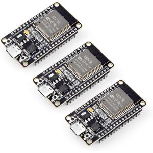 imageELEGOO 3PCS ESP32 Development Board USBC 24GHz Dual Mode WiFiBluetooth Dual Core Microcontroller for Arduino IDE Support APSTAAPSTA CP2102 Chip