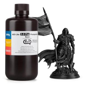 imageELEGOO ABSLike Resin 30 Pro Higher ScratchResistance 3D Printing Photopolymer Resin 405nm UV Resin for MSLADLPLCD Printers Fast Curing High Precision NonBrittle Grey 2000gBlack