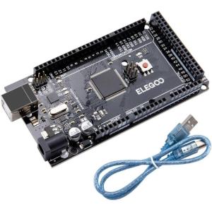 imageELEGOO MEGA R3 Board ATmega 2560  USB Cable Compatible with Arduino IDE Projects RoHS CompliantBlack