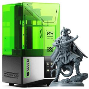 imageELEGOO Mars 4 MSLA 3D Printer with 7quot 9K Monochrome LCD UV Resin Photocuring Printer Multiple Print Modes Printing Size of 604 x 306 x 689 inchesMARS 5