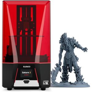 imageELEGOO Saturn 3 MSLA 12K 3D Printer Desktop Resin 3D Printer with 10Inch Monochrome LCD Voxeldance Tango Slicer Large Printing Size of 862x484x984 inchesSaturn 3