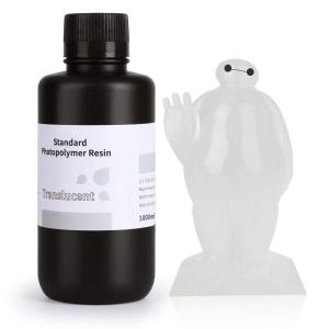 imageELEGOO Standard Photopolymer Resin LCD UVCuring Resin 405nm 3D Printer Resin for Mars Saturn Jupiter MSLA DLP LCD 3D Printing Beige 1000gTranslucent