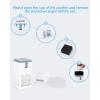 imageELEGOO 2PCS Mini Air Purifier with Activated Carbon Filter and Universal Adaptor for LCDDLPMSLA Resin 3D PrinterRechargeable