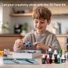 imageELEGOO 3D Paint Kit Multifunctional 3D Printing Models Painting Kit AllinOne Miniatures Coloring Kit for 3D Printing Enthusiasts