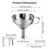 imageELEGOO 3D Stainless Steel Funnel Resin Metal Funnel Filter Cup for MSLADLPLCD Resin 3D Printer