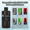 imageELEGOO 8K Water Washable 3D Printer Resin Low Odor High Precision 405nm Rapid UV Curing Photopolymer Resin for Mars Saturn Jupiter LCD DLP MSLA 3D Printers Space Grey 1000g8K White Smoke