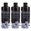 imageELEGOO Water Washable 3D Printer Resin LCD UVCuring Resin 405nm Standard Photopolymer Resin for Mars Saturn Jupiter MSLA DLP LCD 3D Printing 1000Gram BeigeCeramic Grey