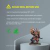 imageELEGOO Water Washable 3D Printer Resin LCD UVCuring Resin 405nm Standard Photopolymer Resin for Mars Saturn Jupiter MSLA DLP LCD 3D Printing 1000Gram BeigeClear Green
