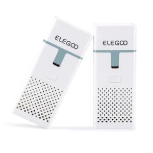 imageELEGOO 2PCS Mini Air Purifier with Activated Carbon Filter and Universal Adaptor for LCDDLPMSLA Resin 3D PrinterRechargeable