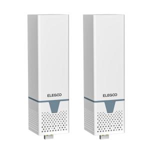 imageELEGOO 2PCS Mini Air Purifier with Activated Carbon Filter and Universal Adaptor for LCDDLPMSLA Resin 3D PrinterUSB