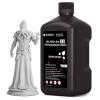 imageELEGOO ABSLike 30 3D Printer Resin Upgraded ABSLike Resin with High Precision Toughness Lower Shrinkage and Viscosity 405nm Fast UVCuring 3D Resin for MSLALCDDLP 3D Printer Beige 1000gWhite Smoke
