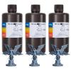 imageELEGOO ABSLike 30 3D Printer Resin Upgraded ABSLike Resin with High Precision Toughness Lower Shrinkage and Viscosity 405nm Fast UVCuring 3D Resin for MSLALCDDLP 3D Printer Beige 1000gGrey