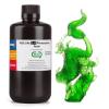 imageELEGOO ABSLike 3D Printer Resin 30 405nm UV Curing Photopolymer Resina for Mars Saturn Jupiter MSLA DLP LCD Impresora with High Strength and Toughness Low Viscosity Translucent 1000gClear Green