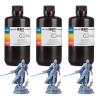 imageELEGOO ABSLike Resin 30 Pro Higher ScratchResistance 3D Printing Photopolymer Resin 405nm UV Resin for MSLADLPLCD Printers Fast Curing High Precision NonBrittle Black 1000gGrey