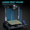 imageELEGOO Neptune 4 3D Printer 500mms HighSpeed Fast with Klipper Firmware Auto Leveling and DualGear Direct Extruder Easy Assembly 885x885x1043 Inch Printing Size