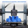 imageELEGOO PLA 3D Printer Filament 175mm Bundle 4KG Dimensional Accuracy  002mm 4 Pack 1kg Cardboard Spool22lbs Fits for Most FDM 3D Printers Black White Dark Blue Red101kg Black
