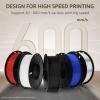 imageELEGOO Rapid PETG Filament 175mm Blue ampamp Red 2KG High Speed 600mms 3D Printer Filament Dimensional Accuracy  002 mm 1kg Cardboard Spool22lbs Fits for Most FDM 3D Printers8250g BlackWhiteRedBlueGreyOrangeYellowTransparent