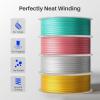 imageELEGOO Silk PLA Filament 175mm Silver Grey 1KG 3D Printer Filament Dimensional Accuracy  002mm 1kg Plastic Spool22lbs 3D Printing Filament Fits for Most FDM 3D PrintersSilk Dual Colors Red Green