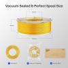 imageELEGOO Silk PLA Filament 175mm Silver Grey 1KG 3D Printer Filament Dimensional Accuracy  002mm 1kg Plastic Spool22lbs 3D Printing Filament Fits for Most FDM 3D Printers250g4 Tridual Green Blue OrangeBlue Purple BlackRed GreenBlack Red