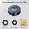 imageELEGOO Silk PLA Filament 175mm Silver Grey 1KG 3D Printer Filament Dimensional Accuracy  002mm 1kg Plastic Spool22lbs 3D Printing Filament Fits for Most FDM 3D PrintersGalaxy Peacock Blue