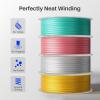 imageELEGOO Silk PLA Filament 175mm Silver Grey 1KG 3D Printer Filament Dimensional Accuracy  002mm 1kg Plastic Spool22lbs 3D Printing Filament Fits for Most FDM 3D Printers250g Silk Silver Gray