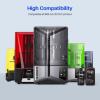 imageELEGOO Tough Resin 3D Printer Resin with High Hardness Low Viscosity Low Shrinkage Compatible with MSLALCDDLP 3D Printers Grey 2000gBlack