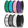 8*250g Black/White/Space Gray/Translucent/Sky Blue/Sea Green/Pink/Purple