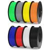 8*250g Black/White/Red/Dark Blue/Gray/Yellow/Orange/Neon Green